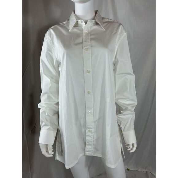 Givenchy Men Mens Oxford Sport Shirt White 42 - Picture 2 of 3